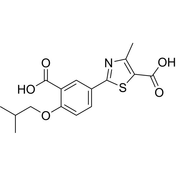 Febuxostat dicarboxylic acid impurity (Febuxostat impurity 26 (2-(3-carboxy-4-isobutyloxyphenyl)-4-m